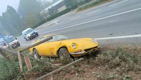 87 milyon TL’lik Ferrari 275 GTB kazaya karıştı