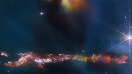 James Webb Teleskobu, yeni doğmuş yıldızın etkileyici görüntüsünü yakaladı!